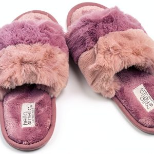 Hello Molly Womens Slippers Soft Polyester Open Toe Comfort-0