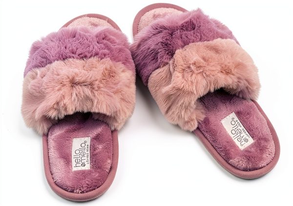 Hello Molly Womens Slippers Soft Polyester Open Toe Comfort-0