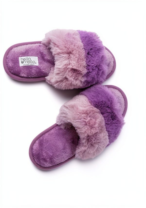 Hello Molly Womens Slippers Soft Polyester Open Toe Comfort-3