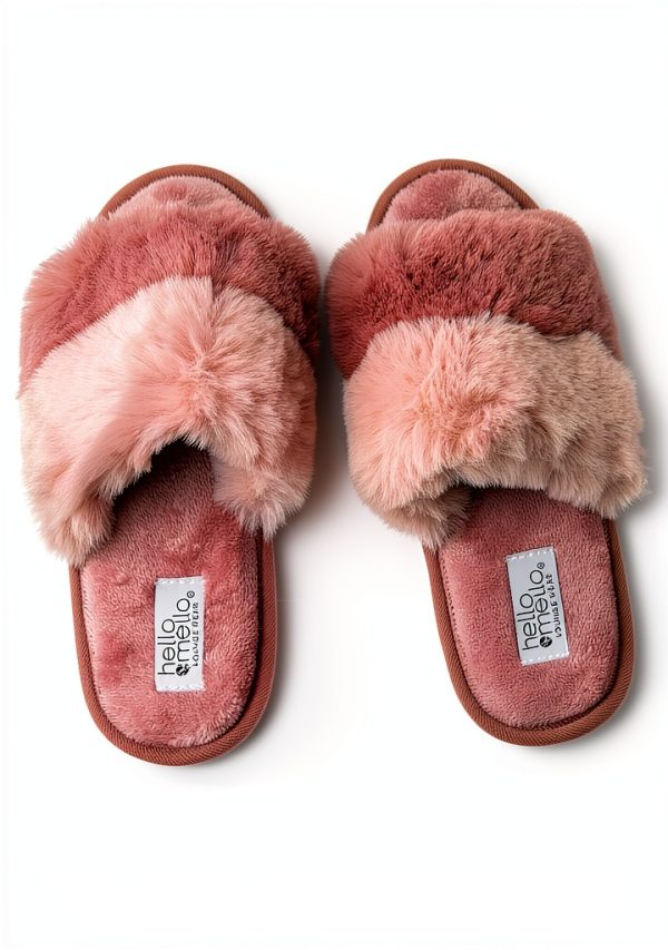 Hello Molly Womens Slippers Soft Polyester Open Toe Comfort-2