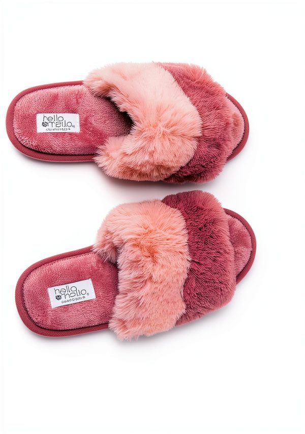 Hello Molly Womens Slippers Soft Polyester Open Toe Comfort-3