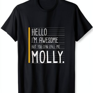 Say My Name XO T Shirts Molly Personalized Shirt Women-0