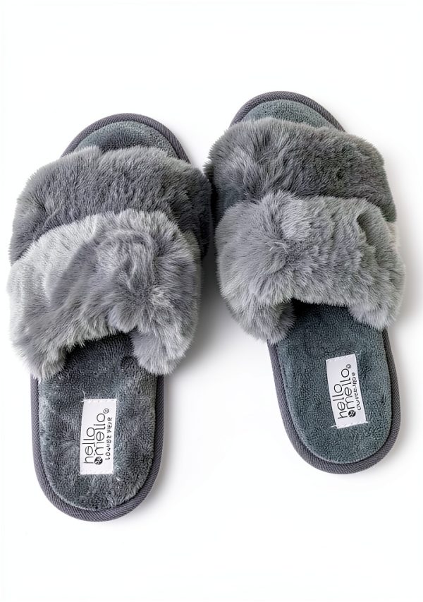 Hello Molly Womens Slippers Soft Polyester Open Toe-2