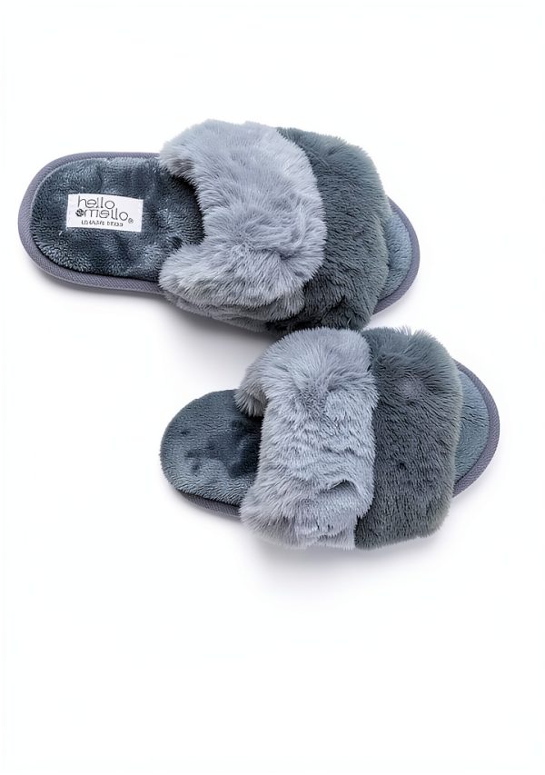 Hello Molly Womens Slippers Soft Polyester Open Toe-3