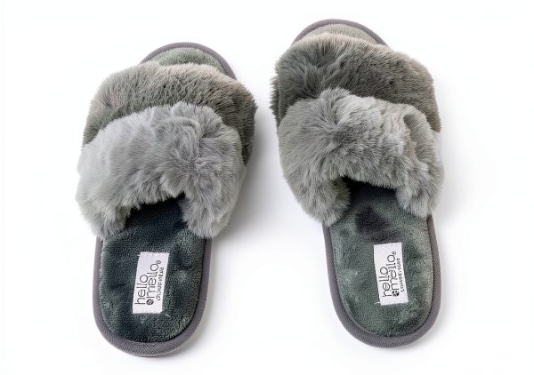 Hello Molly Womens Slippers Soft Polyester Open Toe-0